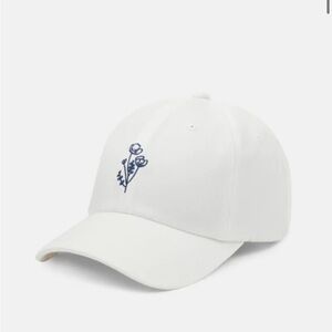 Tentree Flower Embroidery Peak Hat